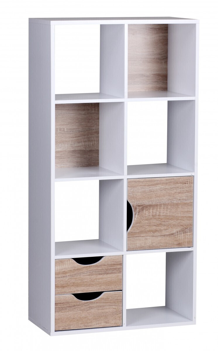 Finebuy Filing Aok 120 cm white