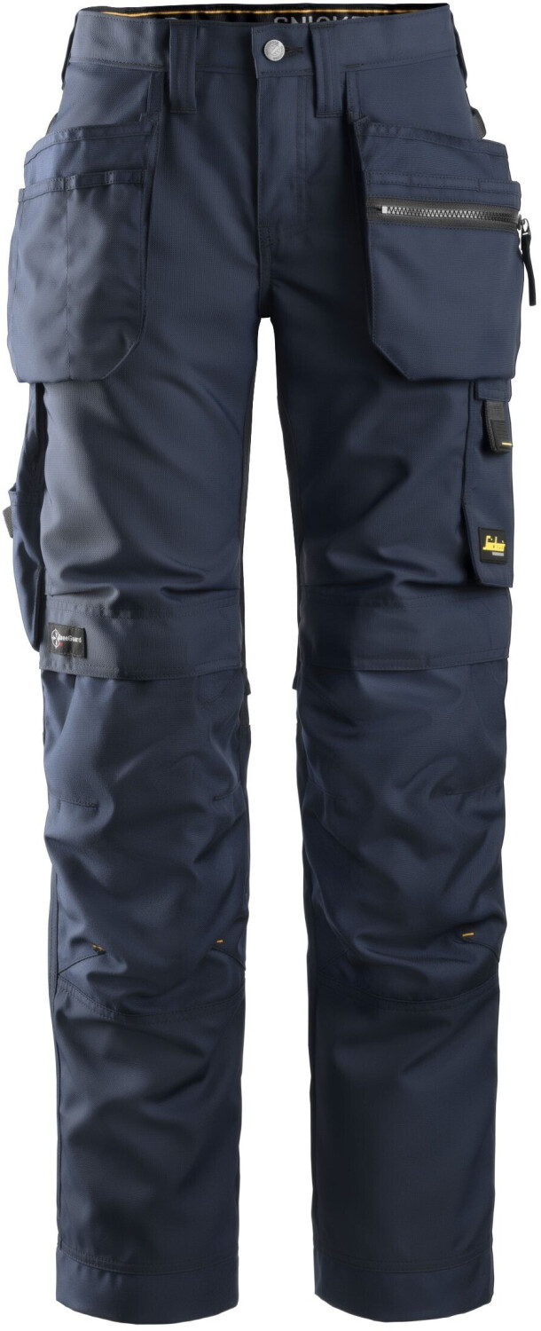 Snickers Damen AllroundWork Damen Stretch Arbeitshose mit Holstertaschen 2019 Navy/Schwarz | Blau (649149) | 46 | 6247-9504-46