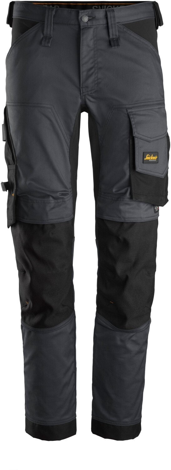Snickers AllroundWork Stretch Trousers steel grey/black (63415804)