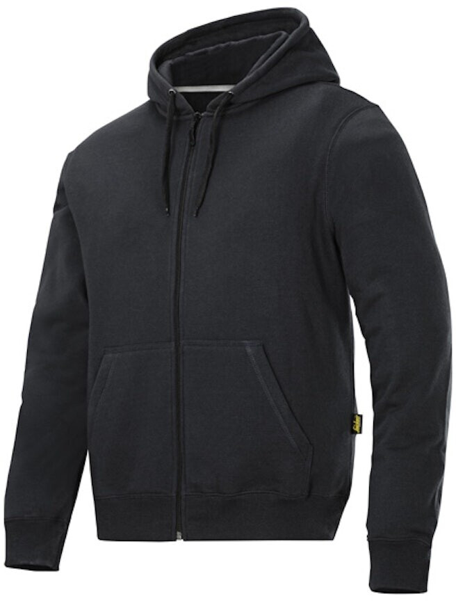 Snickers Klassischer Arbeitshoodie m. Reißverschluss Grau