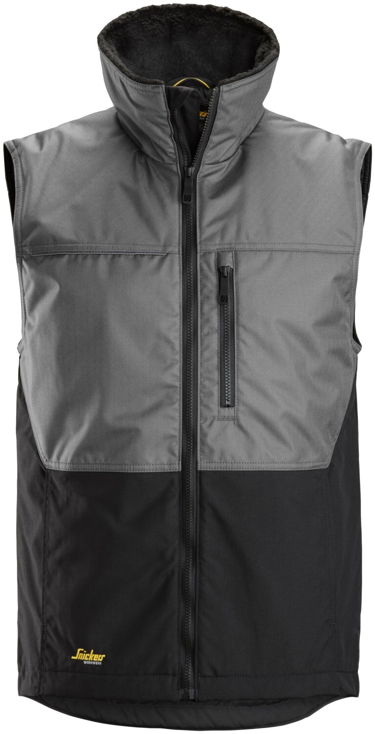 Snickers AllroundWork Winterweste Grau-Schwarz