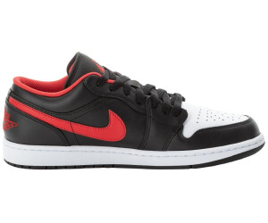 jordan 1 black red low