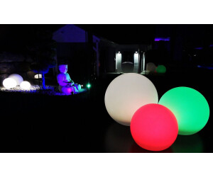 Trango LED Solar-Leuchtkugel (SO-00134) | Preisvergleich Set warmweiß Weiß ab 3er 20/30/40cm 109,97 € Snowy bei 3000K matt