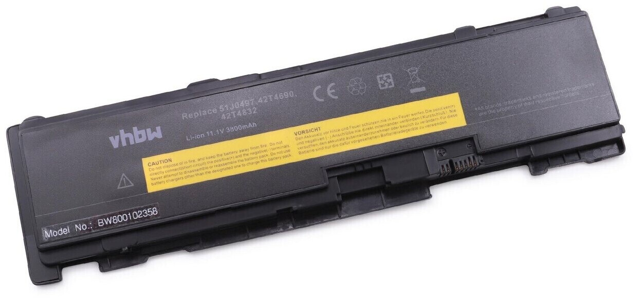 vhbw Li-Ion batteria 4400mAh (11.1V) nero compatibile con laptop