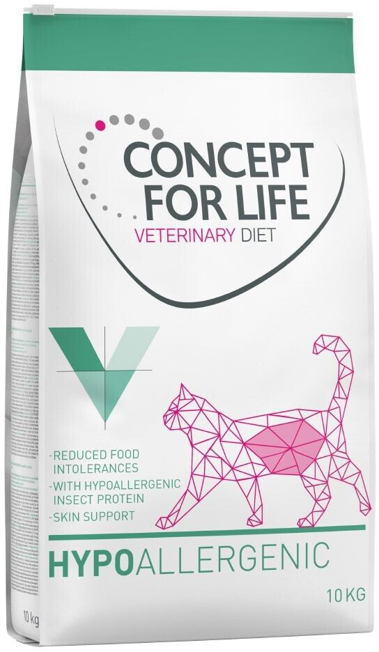 Concept for Life Veterinary Diet Hypoallergenic Insect croquettes pour chat (10 kg)