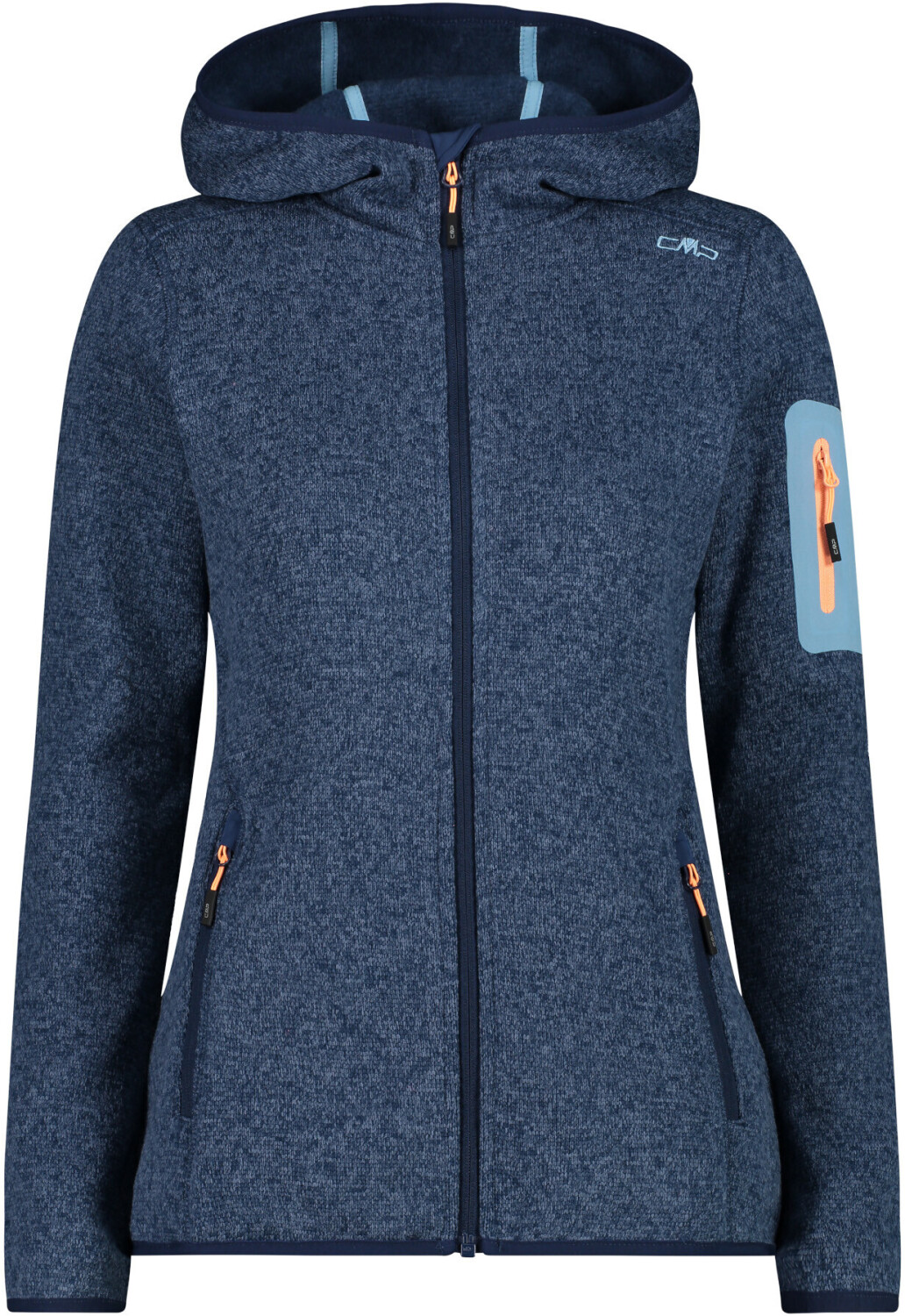 CMP Woman Fleece Jacket Fix Hood (3H19826) blue-cielo ab 41,95 € |  Preisvergleich bei
