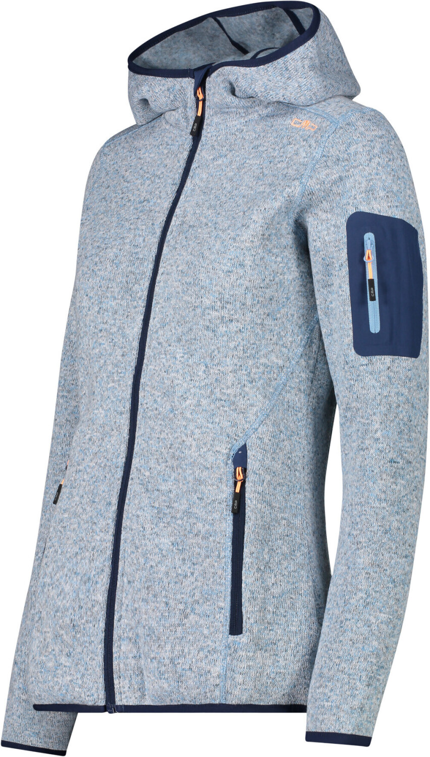 CMP Woman Fleece Jacket Fix Hood (3H19826) cielo/blue ab 41,95 € |  Preisvergleich bei