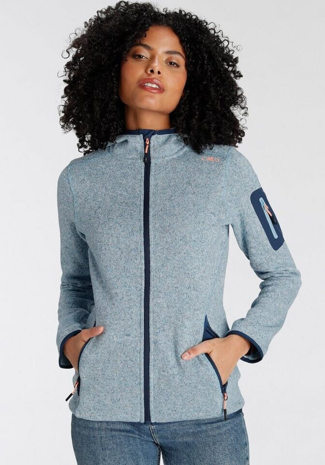 CMP Woman Fleece Jacket Fix Hood (3H19826) cielo/blue ab 41,95 € |  Preisvergleich bei