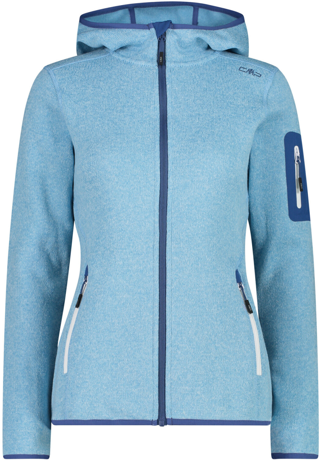 CMP Woman Fleece Jacket Fix Hood (3H19826) cielo/dusty blue ab 32,46 € |  Preisvergleich bei