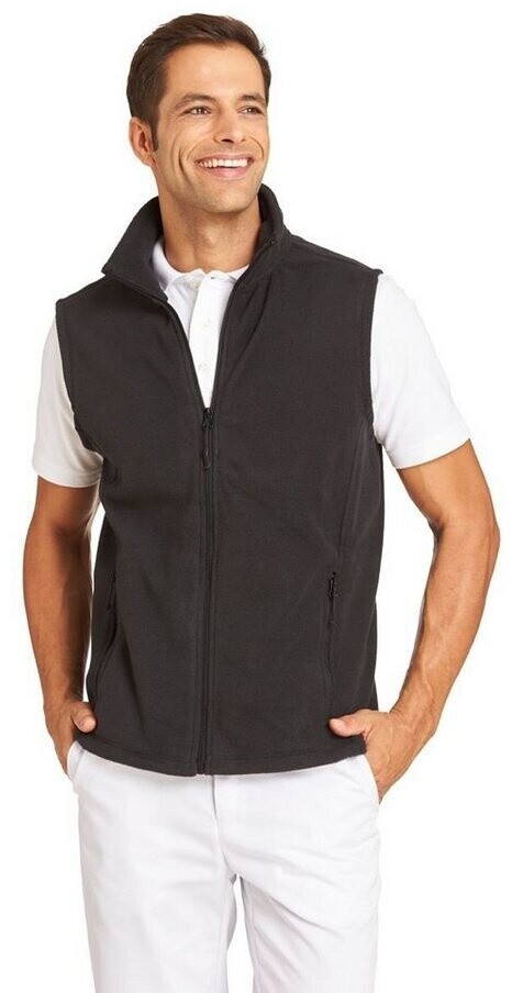 Leiber Herren Fleeceweste 10/2474/10 Schwarz