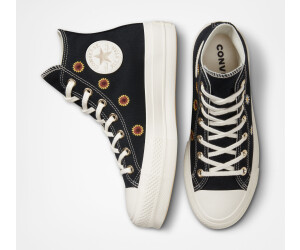 Converse black outlet gold