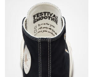 Black and on sale gold converse
