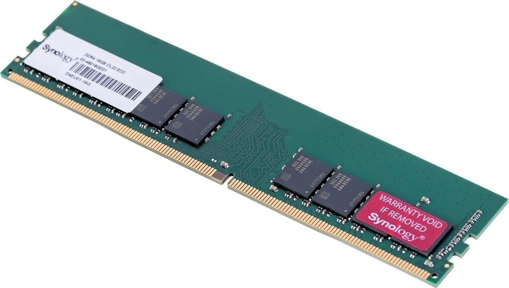 Synology DDR4-2666 16GB ECC メモリー 純正品 Synology - DDR4 - module - 16 GB - DIMM 288-pin - 1333 MHz