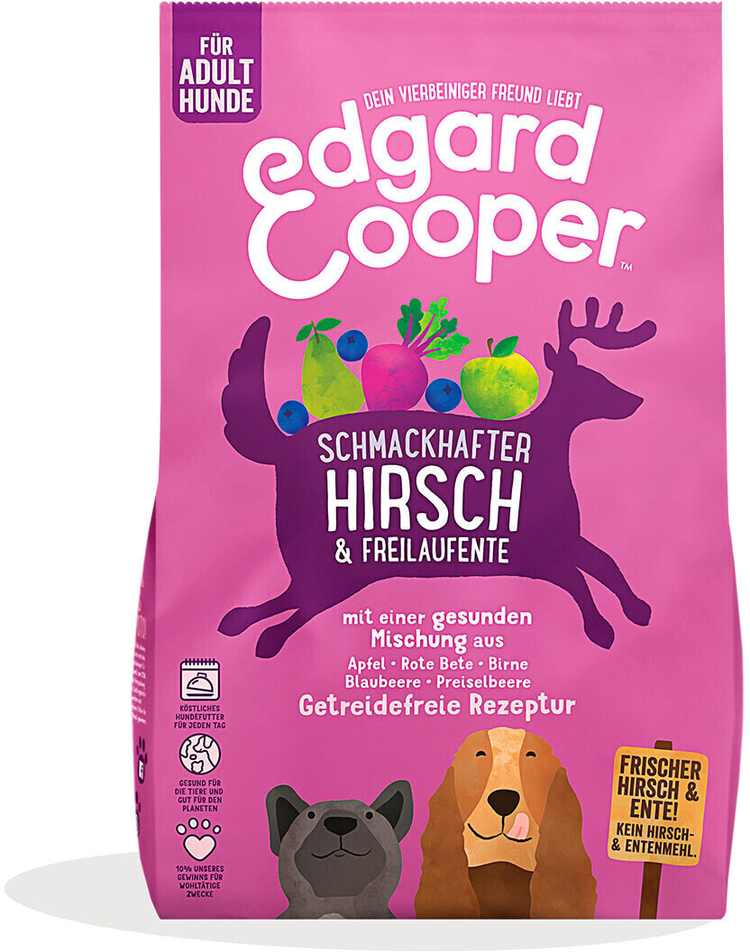 Edgard & Cooper Dry Dog Food Tasty deer & free range duck