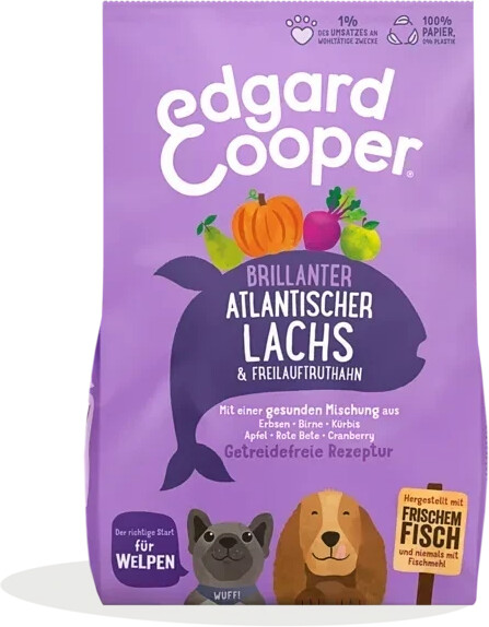 Edgard & Cooper Dry Puppy Food fresh salmon turkey 12kg
