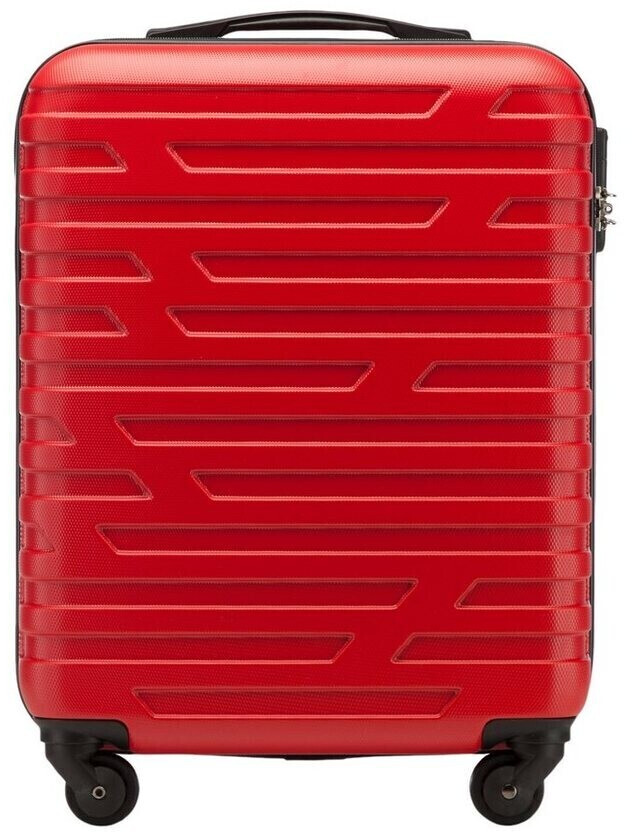 Wittchen A-Line II 4 Wheel Trolley 55 cm (56-3A-391) red