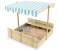 Plum Sandbox with adjustable sunshade