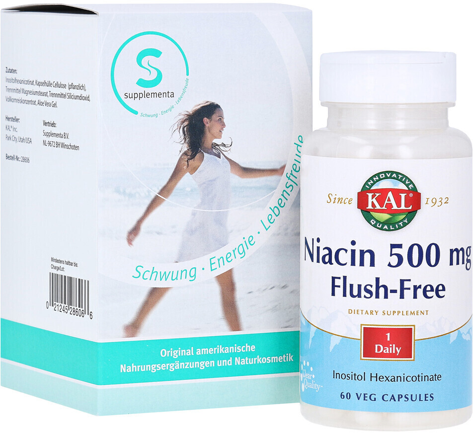 Horbäach Vitamin B3 Nicotinamide 500mg | 90 Vegan Capsules | Flush Free Niacin Supplement | No Artificial Preservatives | By - View #5