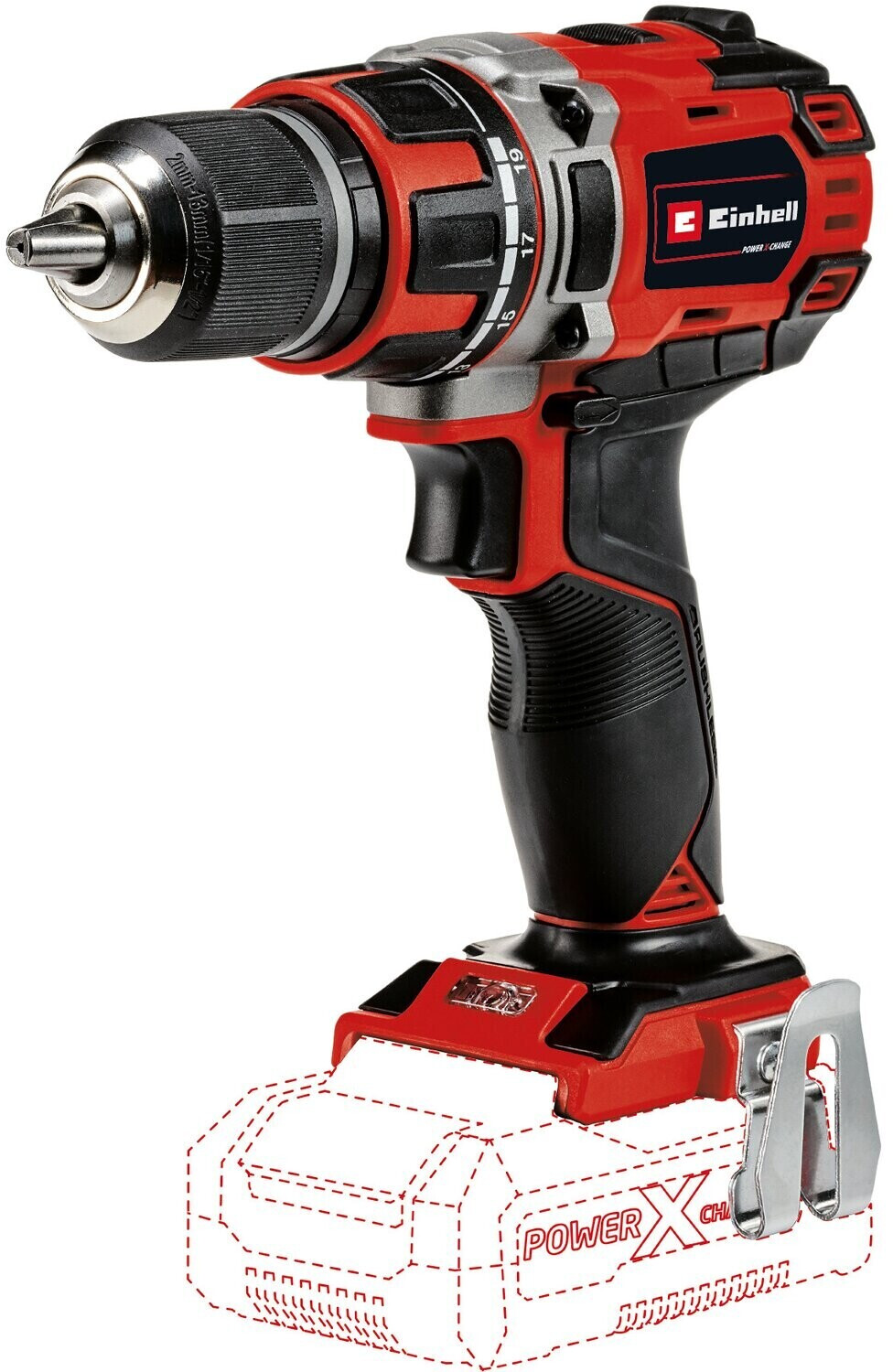 EINHELL Perceuse visseuse sans fil TE-CD 18/50 Li BL - Solo au meilleur  prix