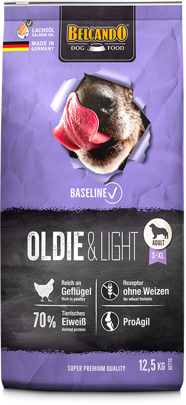 Belcando Baseline OLDIE & LIGHT Dry Dog Food poultry 12,5kg