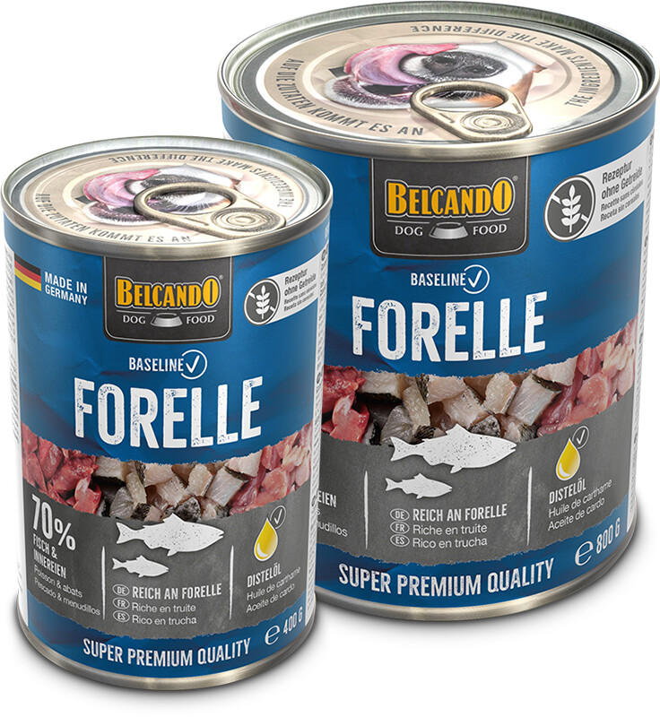 Belcando Baseline Wet Dog Food trout 800g