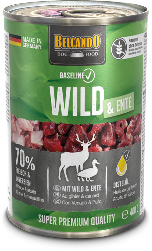 Belcando Baseline Wet Dog Food venison & duck 800g