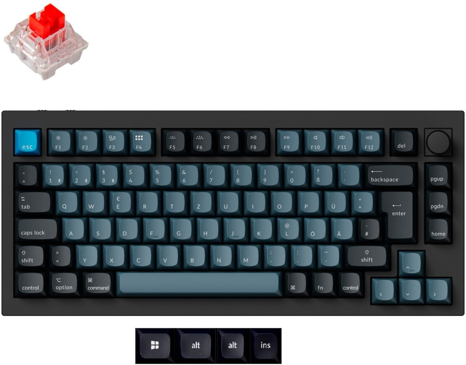 Keychron Q1 Pro Black (Keychron K Pro Red) (DE)