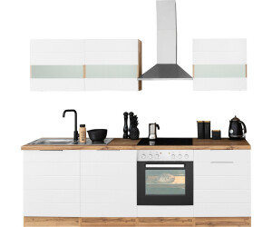 Held Möbel Luhe Küchenzeile 240 cm (ohne E-Geräte) wotaneiche weiß ab  1.329,99 € | Preisvergleich bei