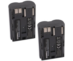 EXTENSILO 2x Akku kompatibel mit Canon MV750i, MVX100i, MVX150i, MVX1, MVX1i, MVX2i Kamera (1600mAh, 7,4V, Li-Ion)