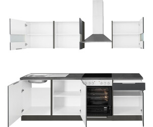 Komplettküchen-Sets | € bei cm Preisvergleich 240 matt Möbel Luhe weiß Held grafit ab 1.130,49 stone oxid