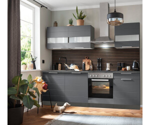 Held Möbel Komplettküchen-Sets Luhe weiß 1.130,49 € matt grafit | oxid Preisvergleich 240 ab bei cm stone