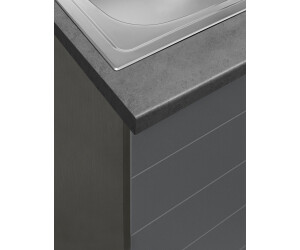 Held Möbel Komplettküchen-Sets Luhe grafit ab oxid 1.130,49 240 cm Preisvergleich stone matt weiß bei | €