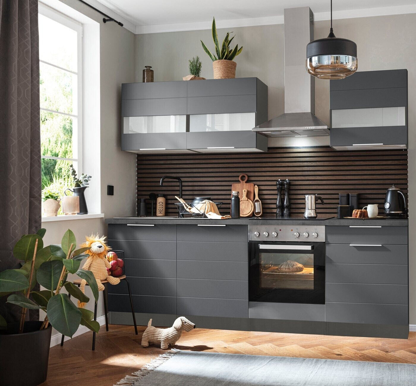 grafit stone Komplettküchen-Sets Möbel Preisvergleich Luhe bei 1.130,49 cm oxid € Held | ab weiß matt 240