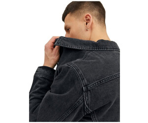 Off the shoulder deals black denim jacket