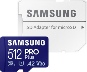 Original Samsung Pro Plus Micro SD Carte mémoire (2021), Capacité