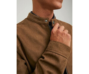 Jack Jones Rocky Clean Lightweight Jacket Fake Suede brown ab 40