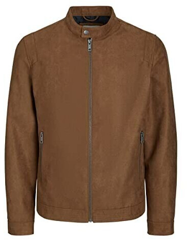 Buy Jack Jones Rocky Clean Lightweight Jacket Fake Suede brown