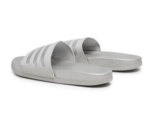 Adidas Adilette Cloudfoam Plus Stripes grey two silver metallic grey two ab 29 95 Preisvergleich bei idealo