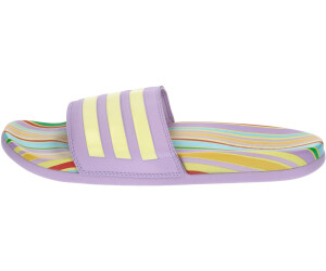 Adilette cloudfoam plus stripes clearance slides womens
