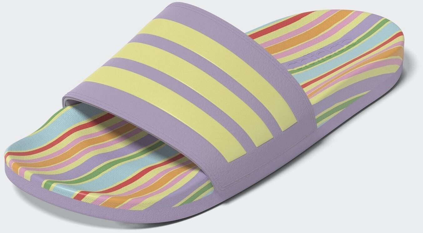 Adidas adilette store cloudfoam plus stripes