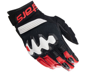 guanti moto alpinestars sp-8 v3 gloves nero bianco rosso