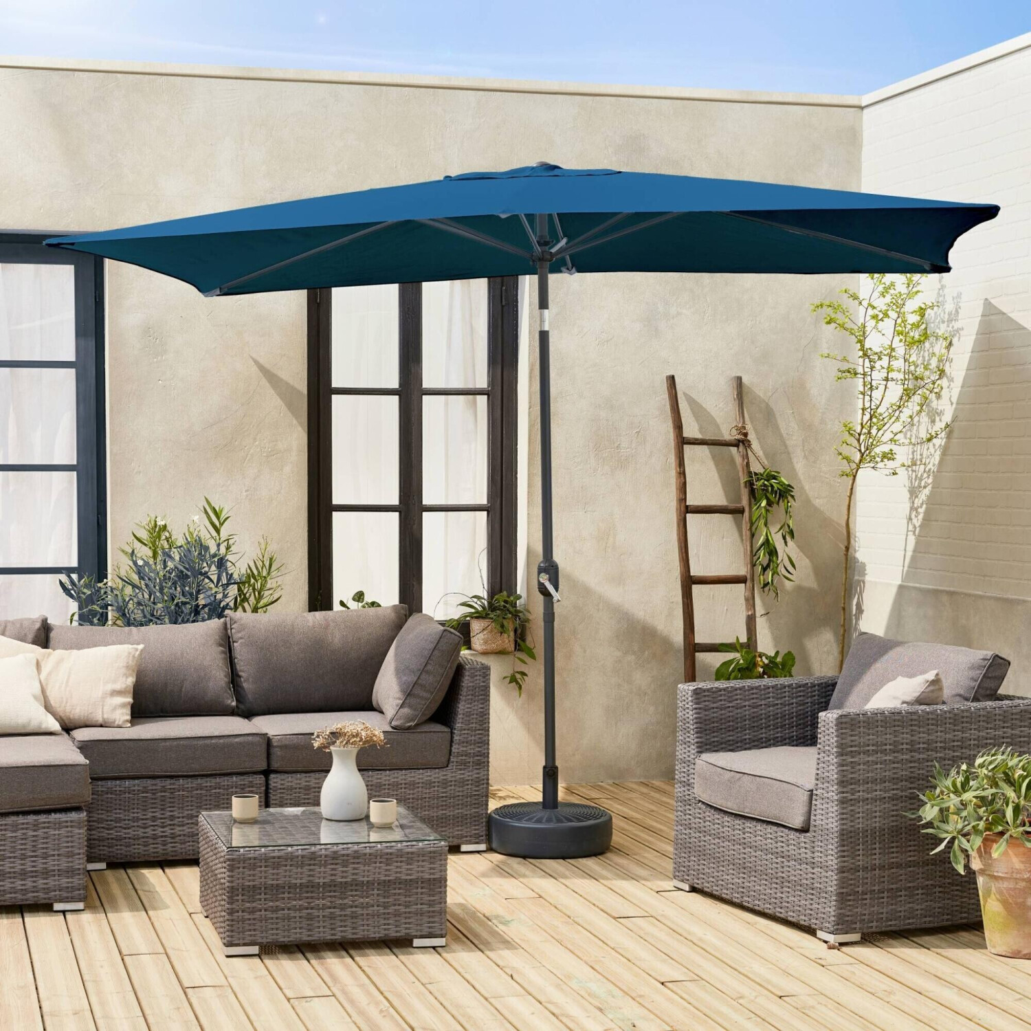 Alice's Garden Touquet 2 x 3 m bleu canard