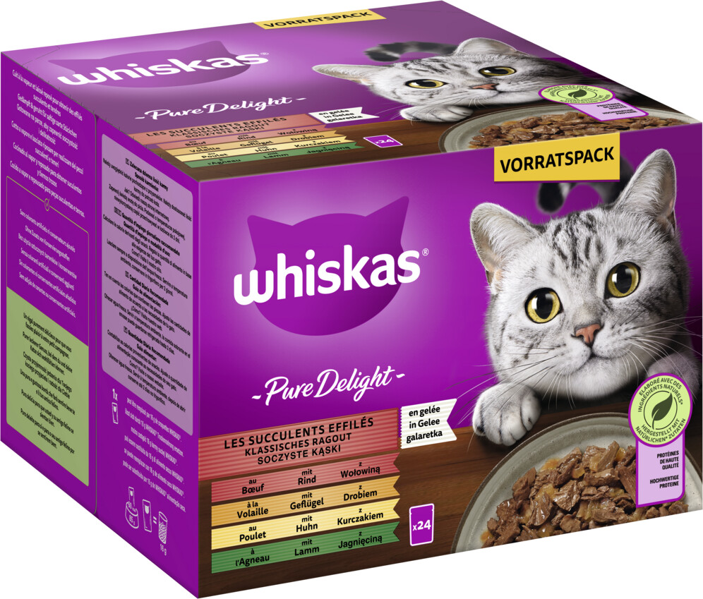 Whiskas Pure Delight Adult classic ragout in jelly