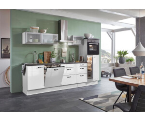 Optifit Cara Küchenzeile 280 cm (ohne Elektrogeräte) weiß/anthrazit ab  1.572,49 € | Preisvergleich bei