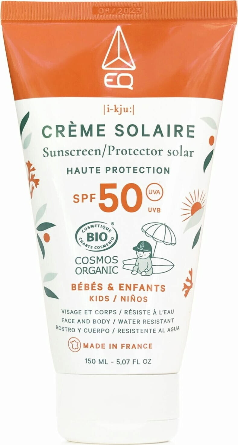 EQ Love Crème solaire haute protection SPF50 bébés et enfants (150 ml)