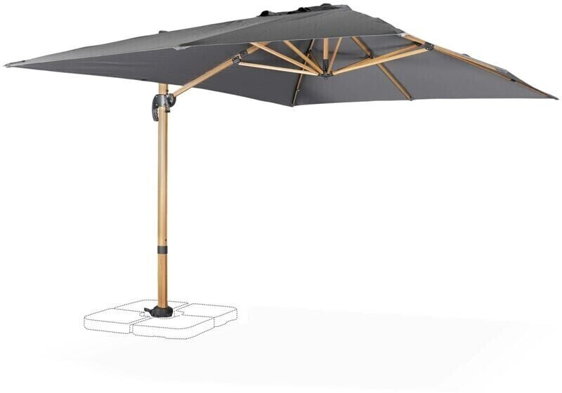 Alice's Garden Wimereux 3 x 4 m mât en bois gris