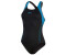 Speedo Hyperboom Placement Flyback Swimsuit black/bolt/dove grey