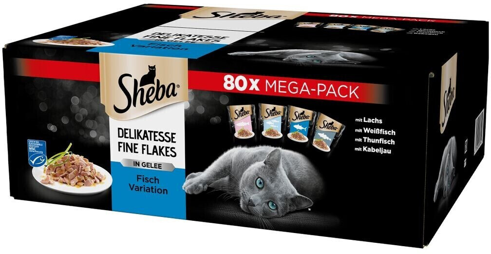 Sheba Delicacy in Jelly Fishy Flavours 80x85g