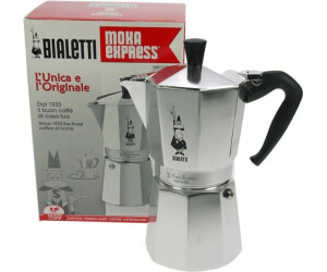 Bialetti - Moka Express: Icónica Cafetera Italiana para Espresso, Auténtico  Café Italiano, Cafetera Moka 6 Tazas (270 Ml), Aluminio, Plata, 6 Unidad  (Paquete de 1) : Kohn: : Hogar y cocina
