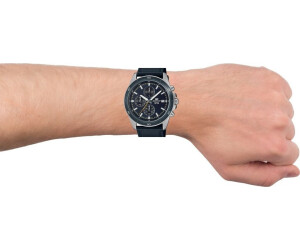 Casio EFR-526L-2CVUEF – Orologio Cronografo Uomo, Quarzo, Cinturino In Pelle Blu